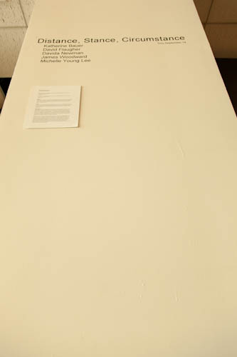 Distance, Stance, Circumstance