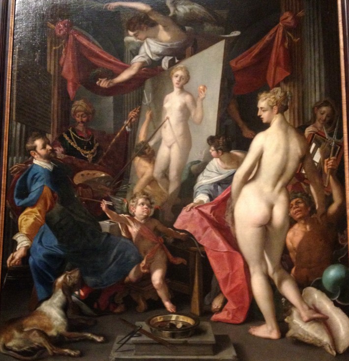 a Winge: Apelles Paints Campaspe