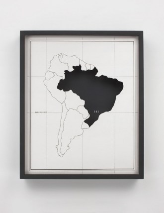 Anna Maria Maiolino — Anna Maria Maiolino, 1974—2008 India ink and Letraset on paper in wooden box with glass 51 x 42 x 6 cm