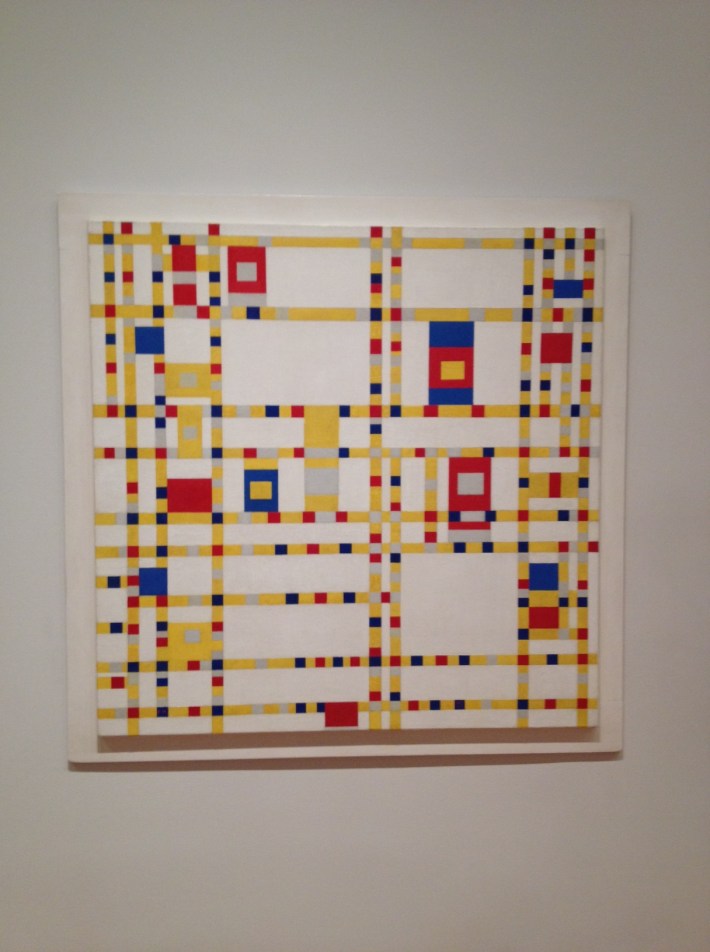 Piet Mondrian, Broadway Boogie Woogie, 1942-43, oil on canvas